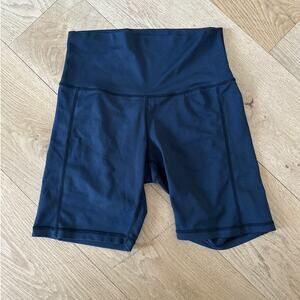 Slinkii - High Waist Bike Shorts in Black